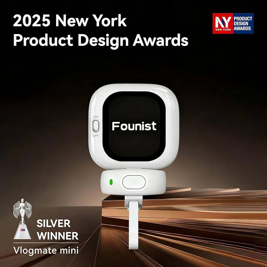 Vlogmate Mini Phone Selfie Monitor Screen  700nits AMOLED Screen for iPhone Rear Camera Selfies/Vlogging/Live/TikTok